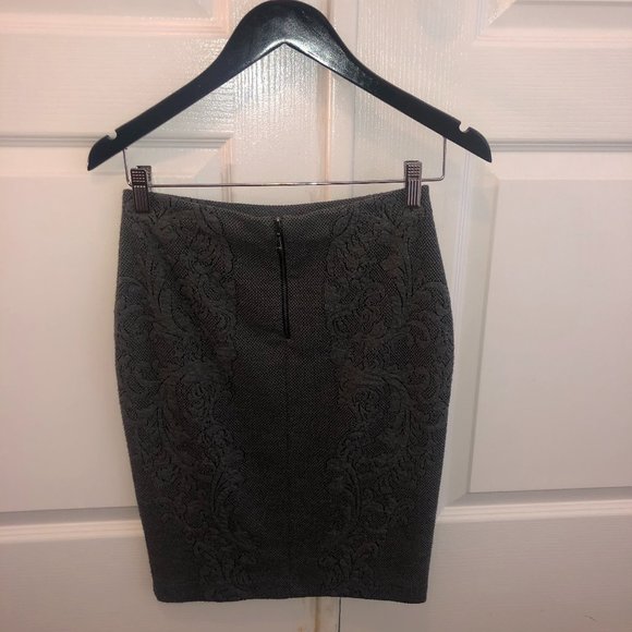 H&M Pencil Skirt, Gray size XS - Picture 3 of 4